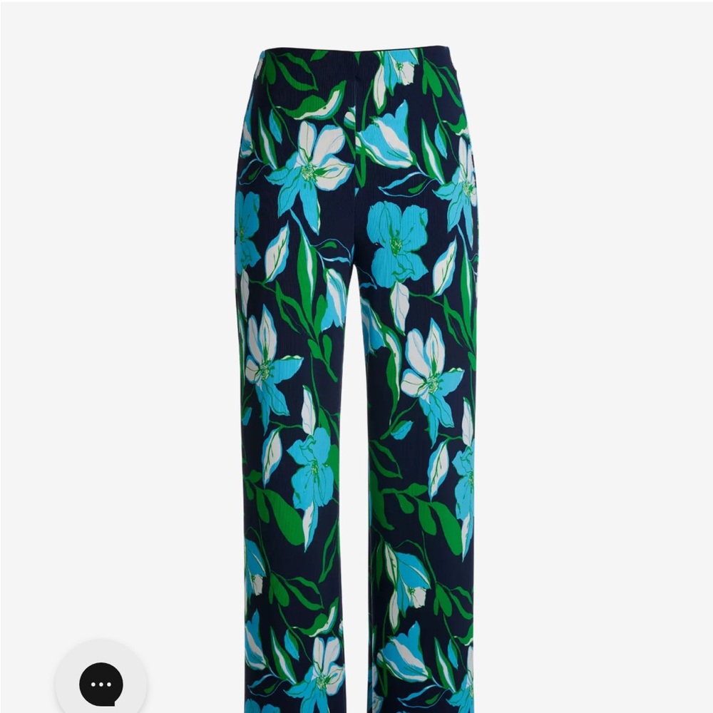 Boston Proper Wide Leg Floral Pants - Picture 2 of 2